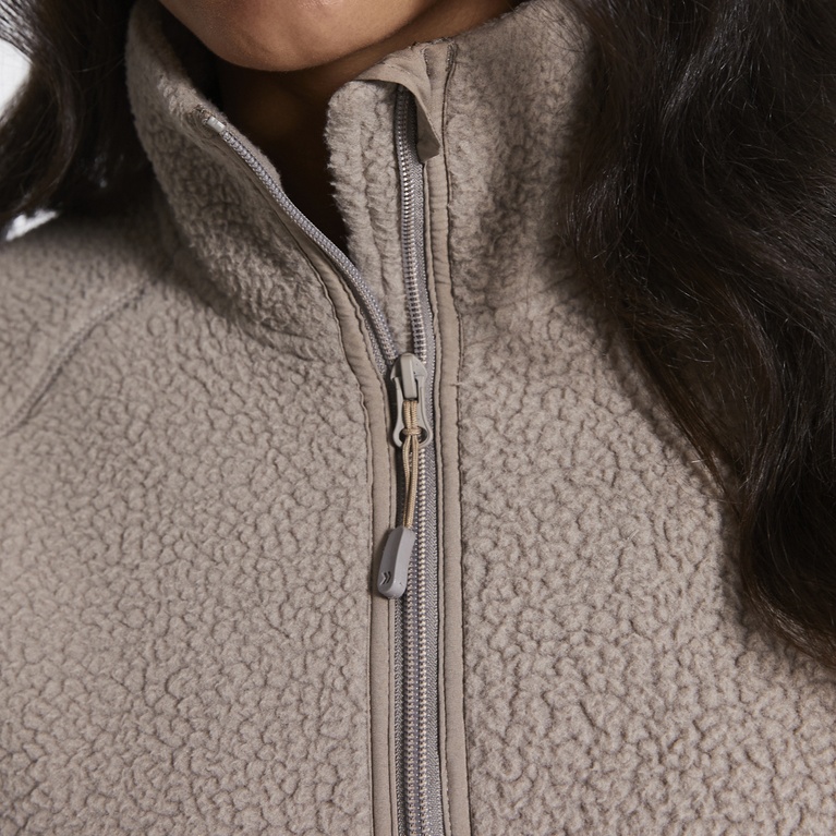 Pile jacket "Valla"  Dk Beige